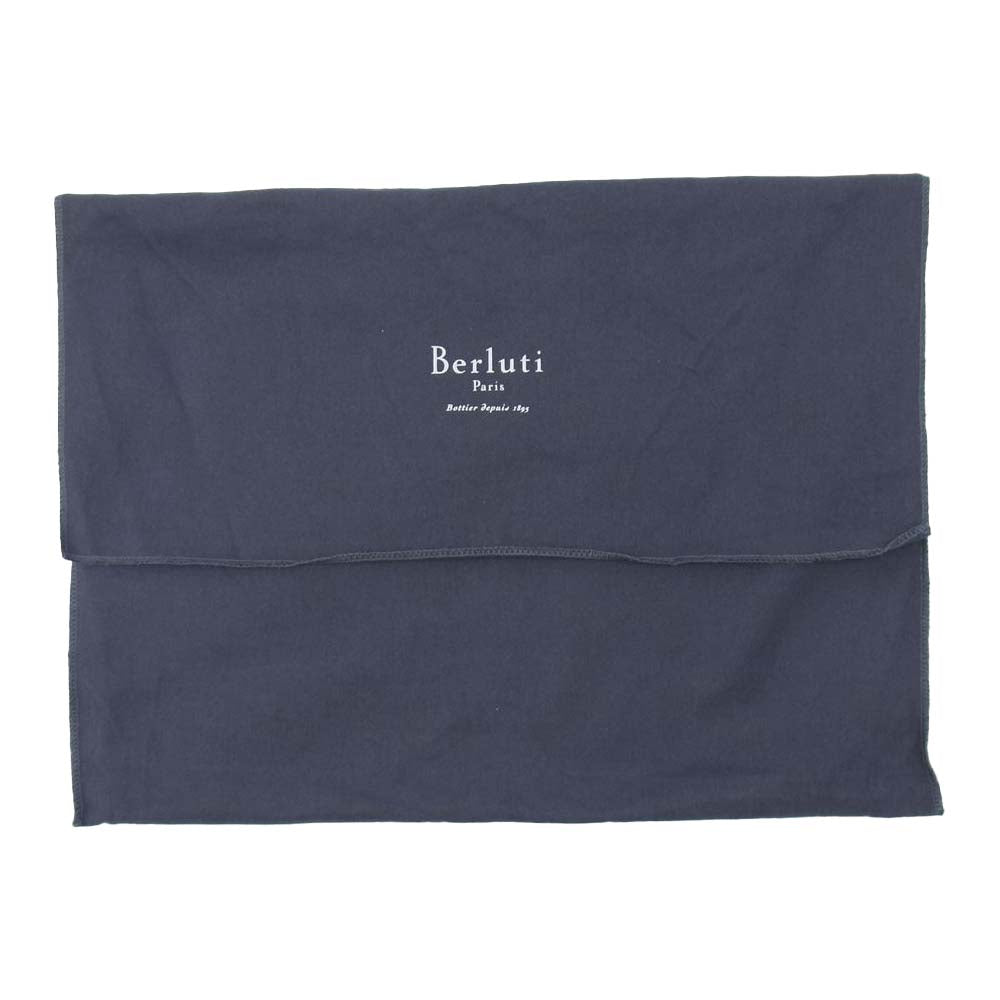 Berluti ベルルッティ Y0168 オフザロード ニノラージ クラッチバッグ ドキュメントケース NINO XL レザー ブラウン キルティング ブラウン系【中古】