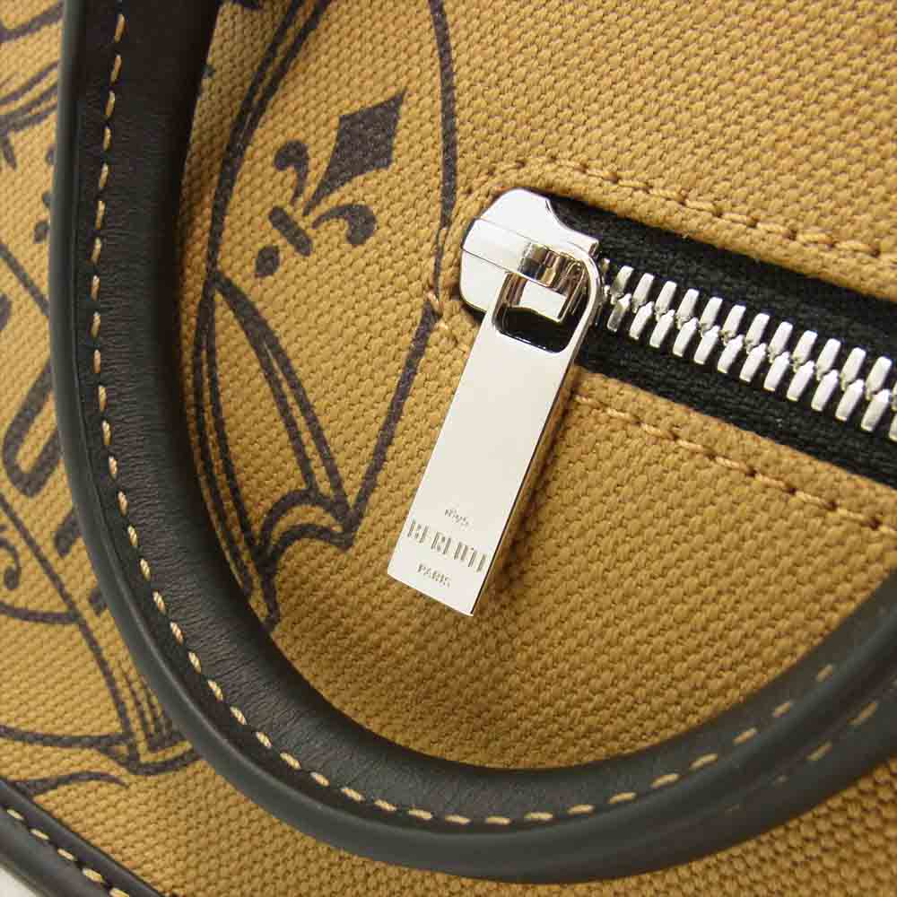 Berluti ベルルッティ キャンバス アンジュール ガリバー 2WAY ショルダー ハンド バッグ ライトブラウン系【極上美品】【中古】