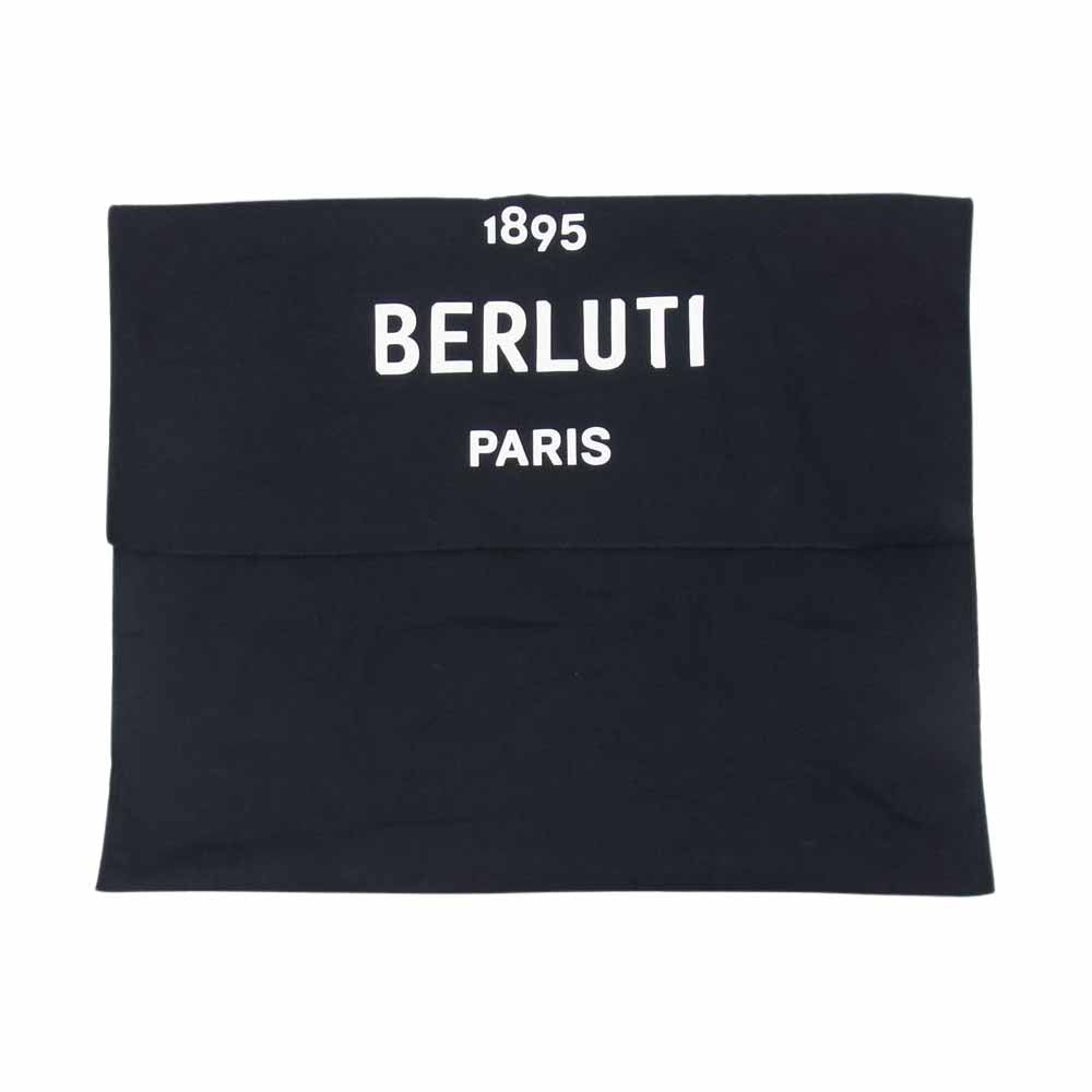 Berluti ベルルッティ キャンバス アンジュール ガリバー 2WAY ショルダー ハンド バッグ ライトブラウン系【極上美品】【中古】