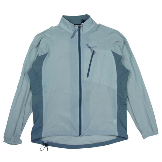 patagonia パタゴニア 02SS 24105 刺繍ロゴ STRECH VELOCITY SHELL ストレッチ ベロシティ シェルジャケット グレー系 L【中古】