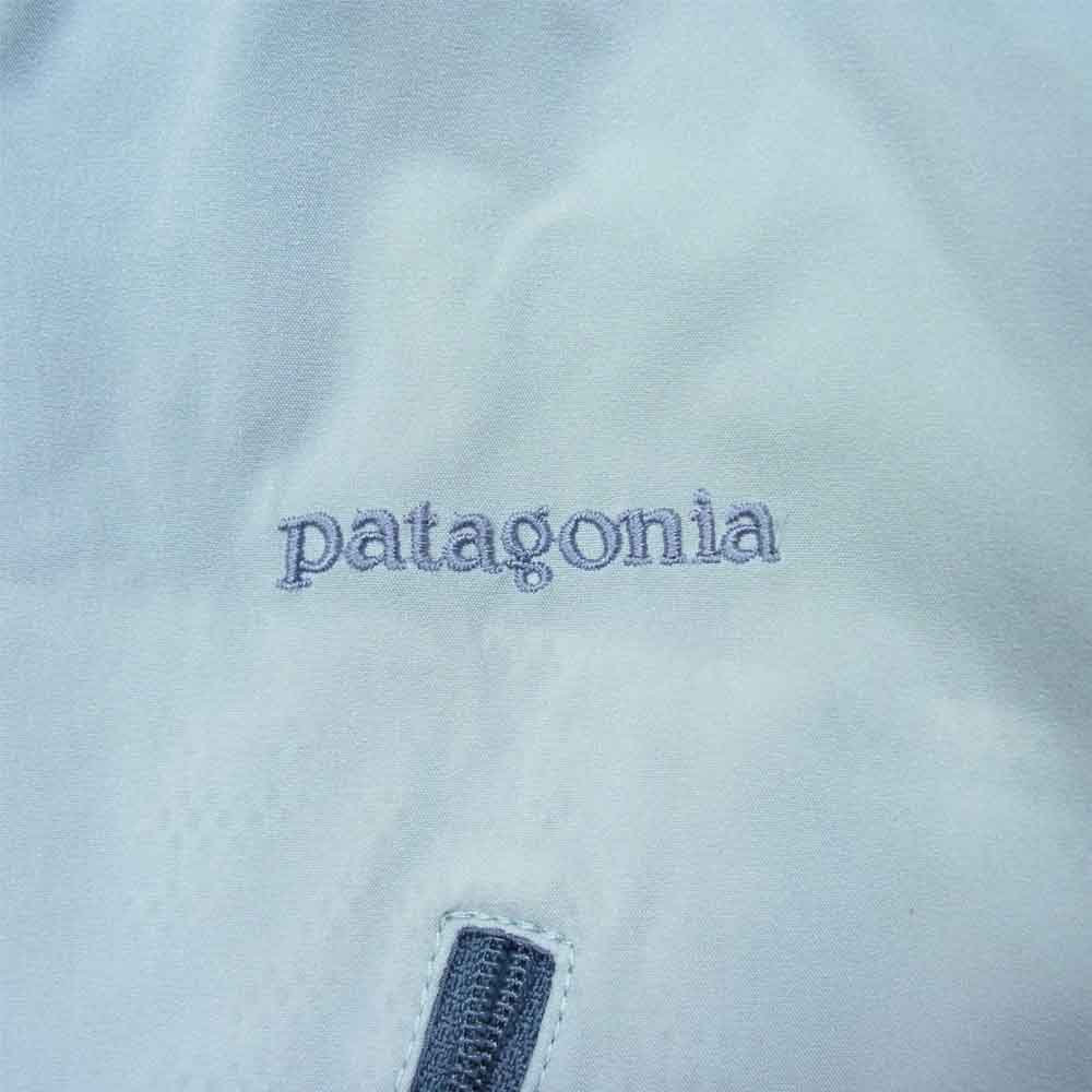 patagonia パタゴニア 02SS 24105 刺繍ロゴ STRECH VELOCITY SHELL ストレッチ ベロシティ シェルジャケット グレー系 L【中古】