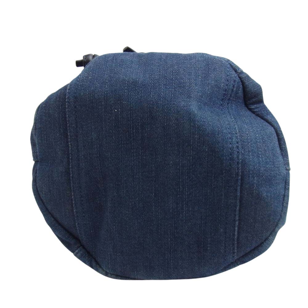 DIESEL ディーゼル デニム ミニ ハンド バッグ インディゴブルー系【中古】