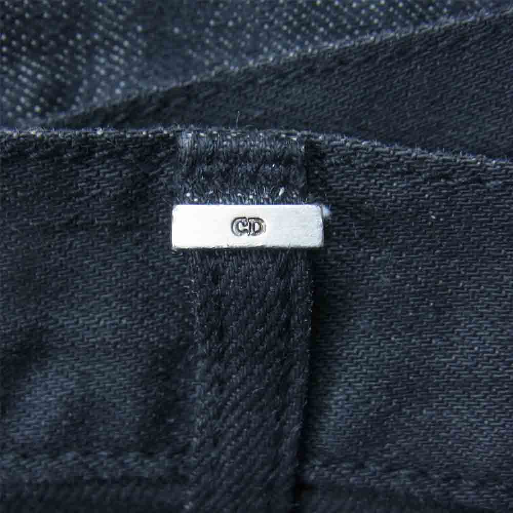Dior ディオール 08AW 8H3111080894 国内正規品 クリス期 コーティング スキニー ブラック デニム ブラック系 31【中古】
