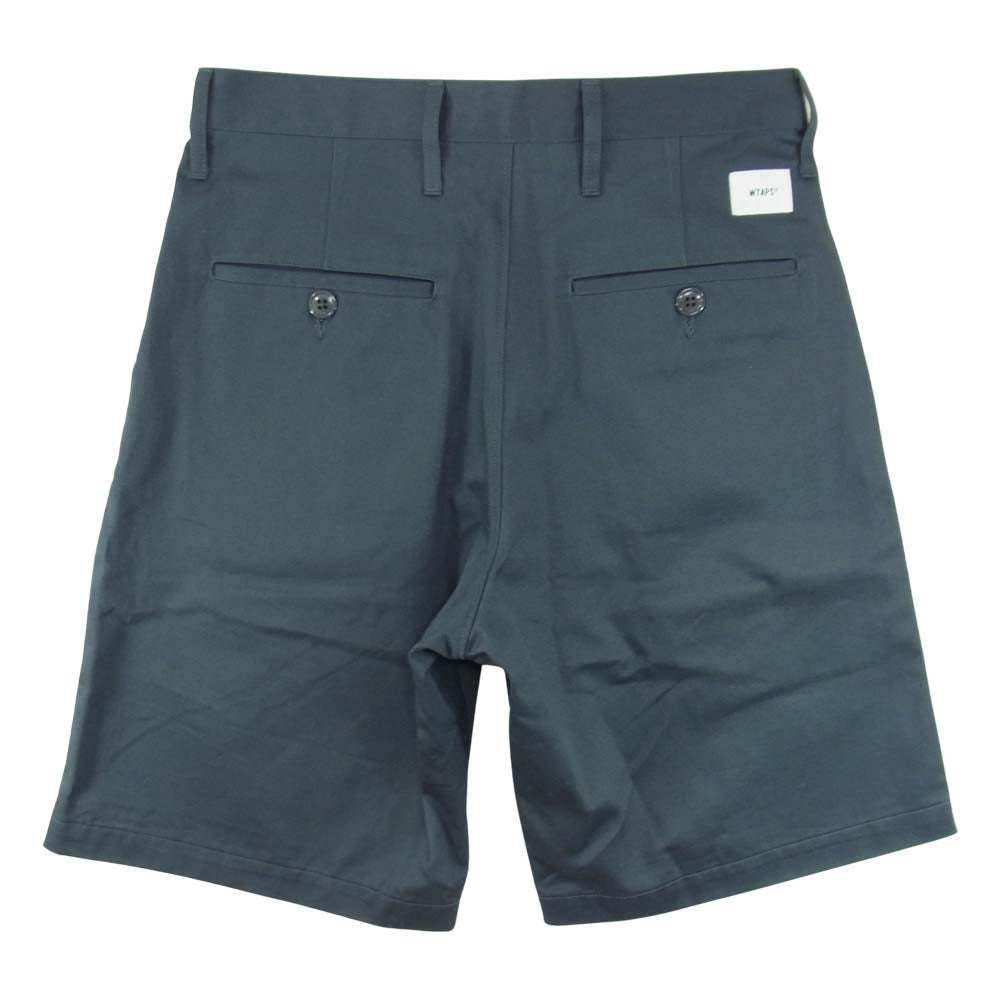 WTAPS ダブルタップス 21SS TUCK02 SHORTS COTTON TWILL ショーツ コットン ツイル グレー系 M【美品】【中古】