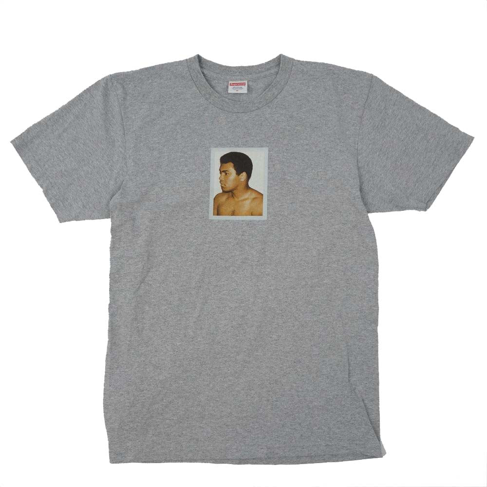 Supreme シュプリーム 16SS Ali Warhol Tee モハメド アリ Tシャツ グレー系 M【中古】