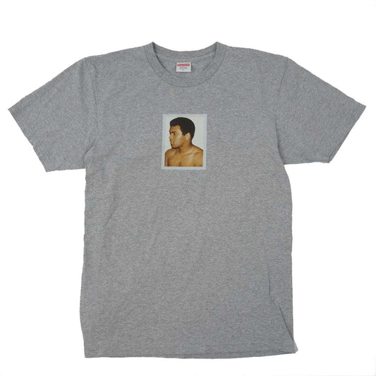 Supreme シュプリーム 16SS Ali Warhol Tee モハメド アリ Tシャツ グレー系 M【中古】