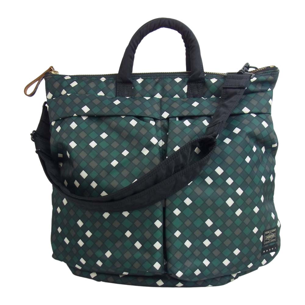 MARNI マルニ × PORTER ポーター 2WAY ヘルメット ショルダーバッグ【中古】