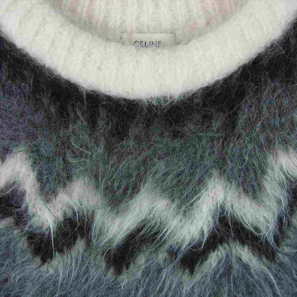 CELINE セリーヌ 国内正規品 フェアアイル アルパカ混 ニット