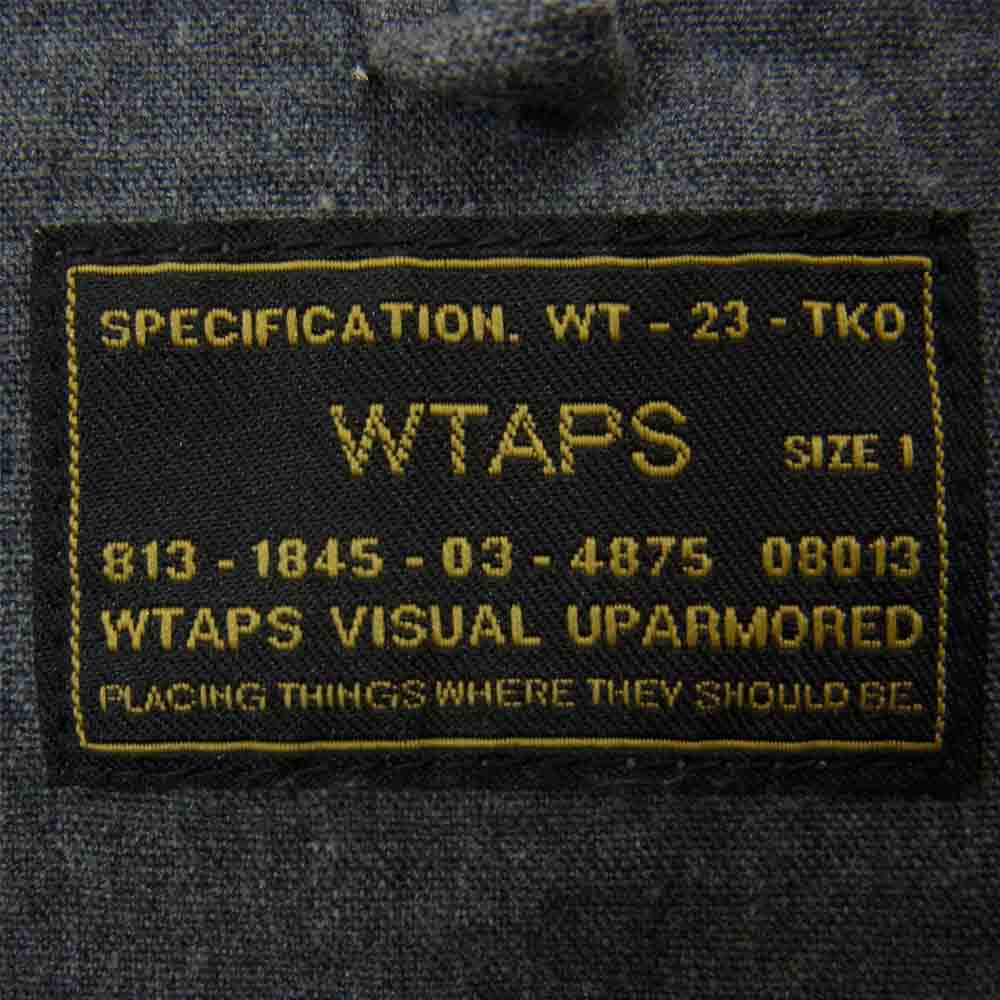 WTAPS ダブルタップス 16AW 162GWDT-SHM02 SHIRT COTTON CHAMBRAY コットン シャンブレー シャツ グレー系 1【中古】