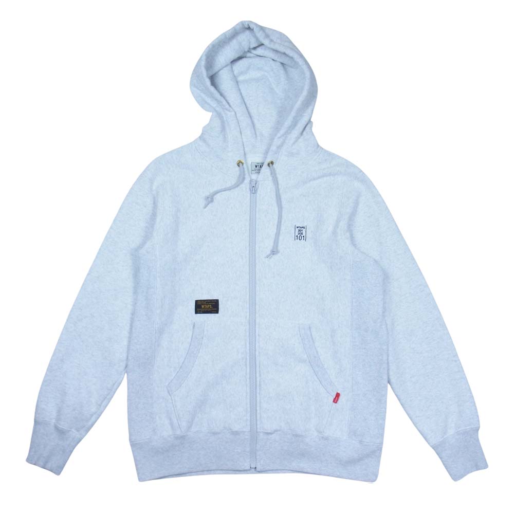 WTAPS ダブルタップス 16AW 162ATDT-CSM14 HELLWEEK ZIP UP スウェット ジップ パーカー グレー系 S【中古】