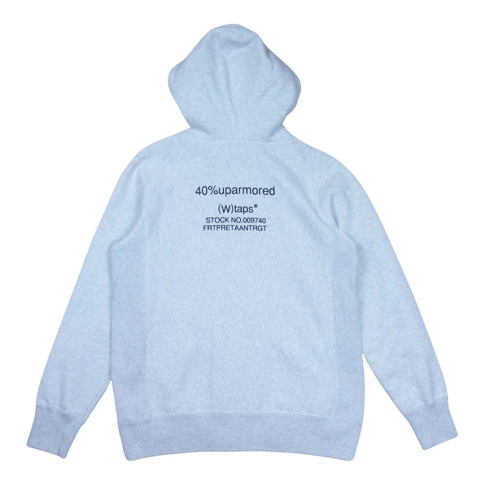 WTAPS ダブルタップス 16AW 162ATDT-CSM14 HELLWEEK ZIP UP スウェット ジップ パーカー グレー系 S【中古】