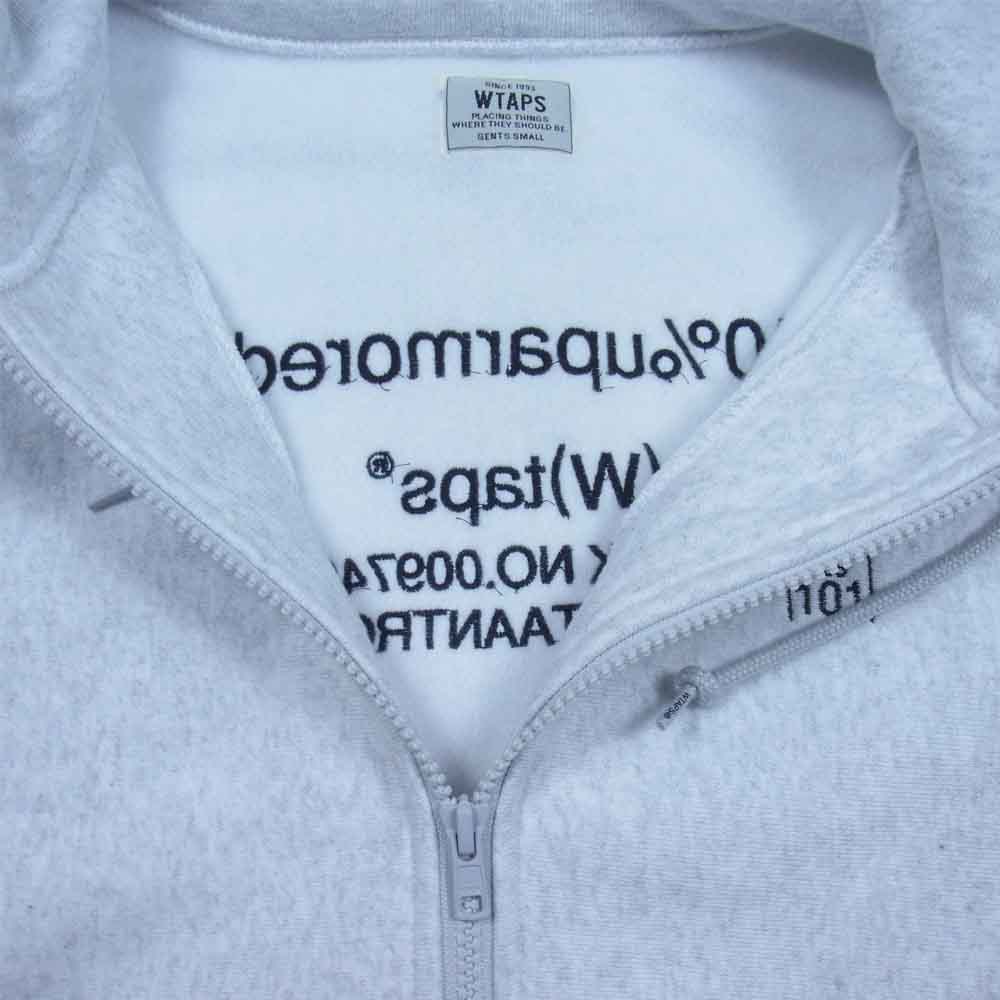 WTAPS ダブルタップス 16AW 162ATDT-CSM14 HELLWEEK ZIP UP スウェット ジップ パーカー グレー系 S【中古】