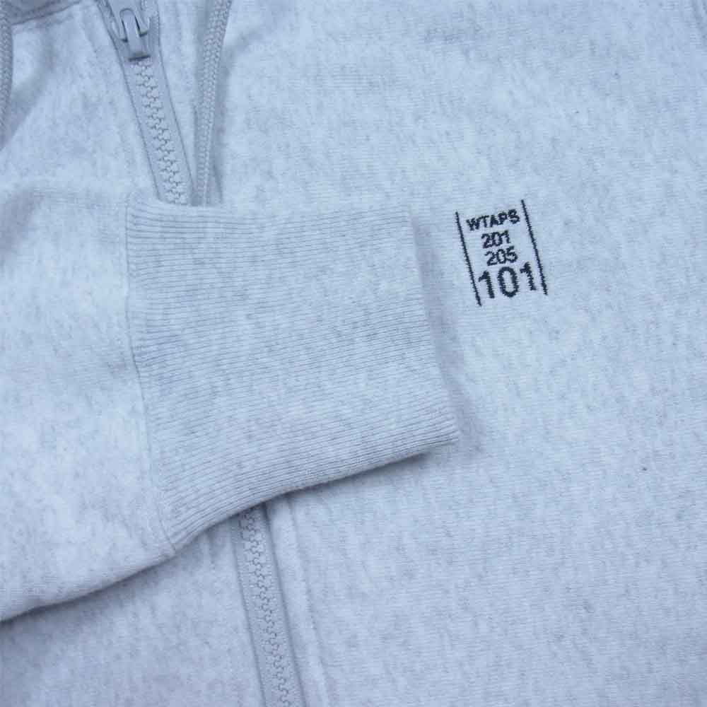 WTAPS ダブルタップス 16AW 162ATDT-CSM14 HELLWEEK ZIP UP スウェット ジップ パーカー グレー系 S【中古】