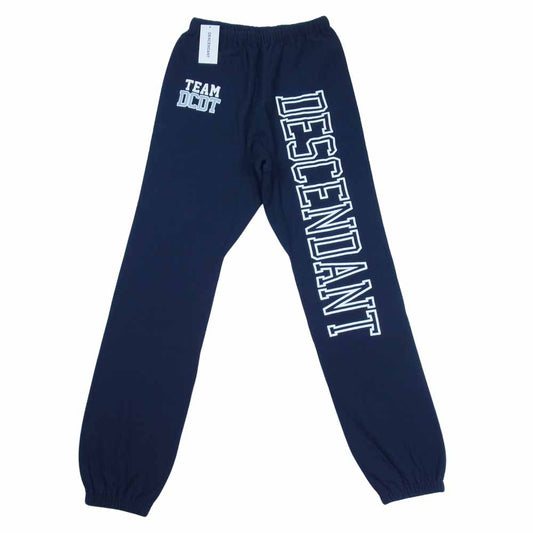 DESCENDANT ディセンダント 19SS TEAM DTCT SWEAT PANTS スウェットパンツ ネイビー系 1【美品】【中古】
