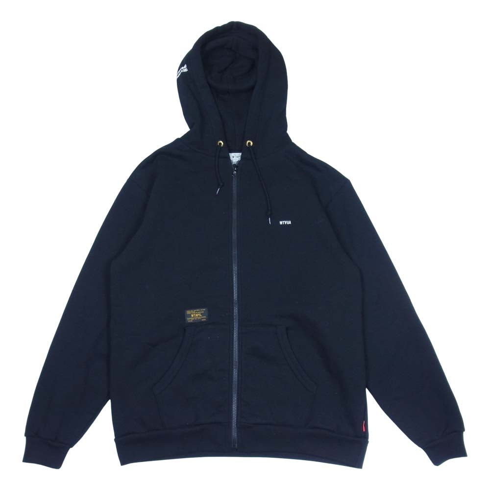WTAPS ダブルタップス 17AW 172ATDT-CSM14 HELLWEEK ZIP UP スウェット ジップ パーカー ブラック系 S【中古】