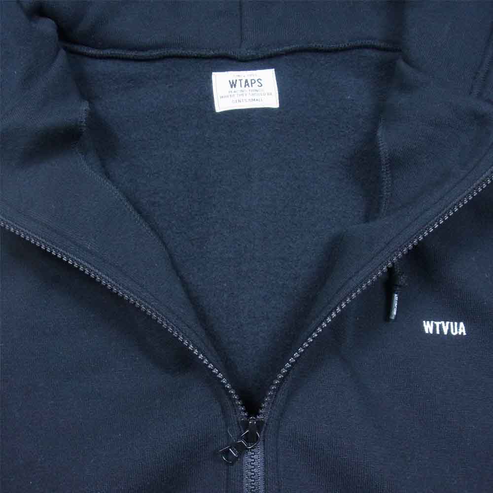 WTAPS ダブルタップス 17AW 172ATDT-CSM14 HELLWEEK ZIP UP スウェット ジップ パーカー ブラック系 S【中古】