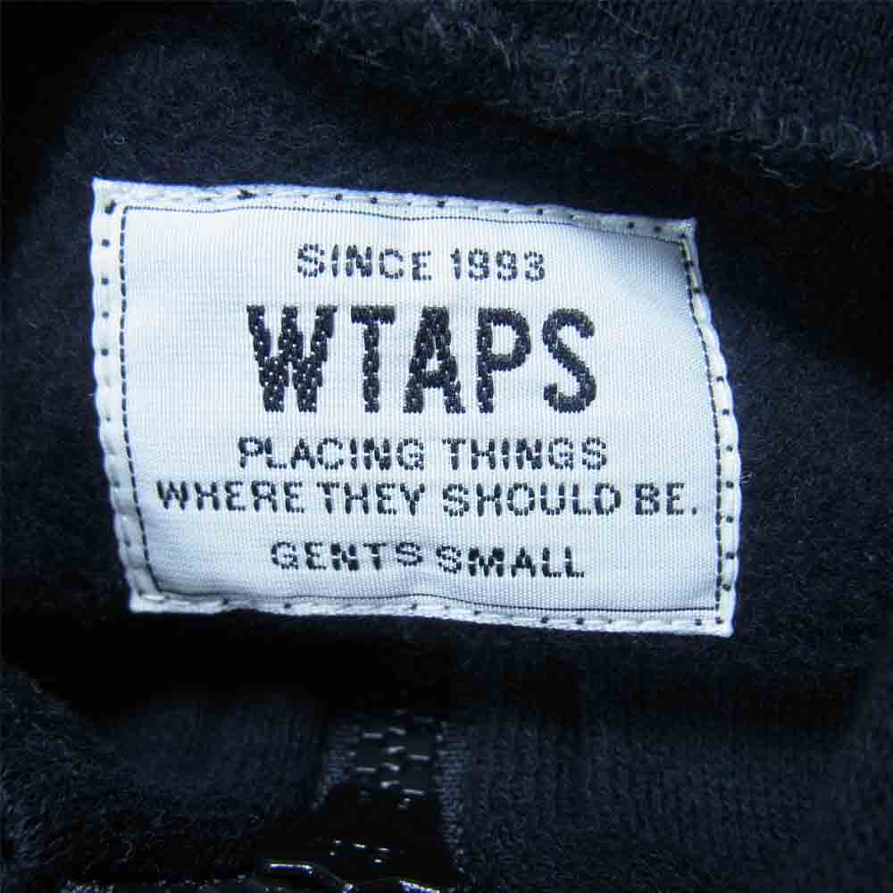 WTAPS ダブルタップス 17AW 172ATDT-CSM14 HELLWEEK ZIP UP スウェット ジップ パーカー ブラック系 S【中古】