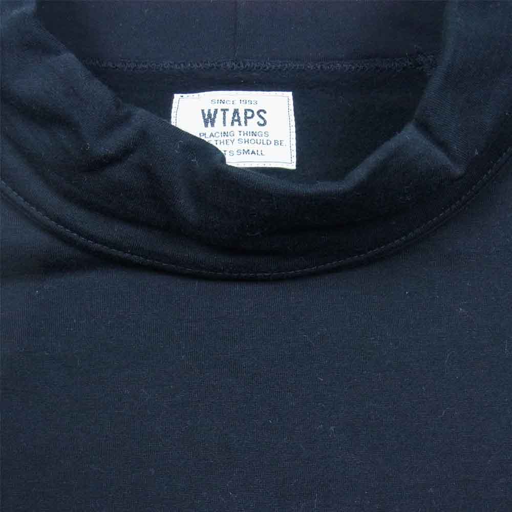 WTAPS ダブルタップス 17AW 172ATDT-CSM15 TAC 01 モックネック ラグラン スウェット カットソー ブラック系 S【中古】
