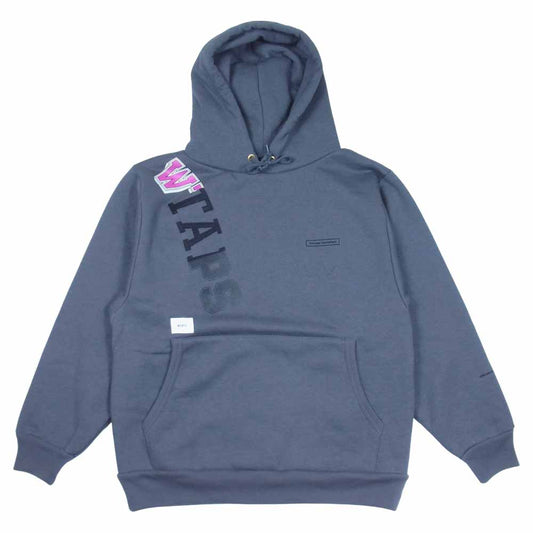 WTAPS ダブルタップス 20aw 202ATDT-CSM12 HOODED COPO プリント プルオーバーパーカー チャコール系 1【中古】
