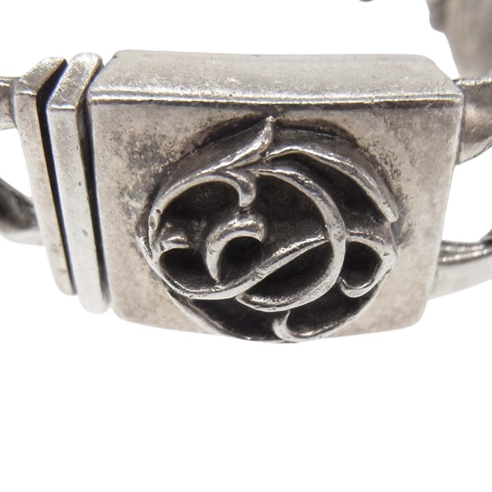 CHROME HEARTS クロムハーツ（原本無） フローラル リンク ブレスレット シルバー系【中古】