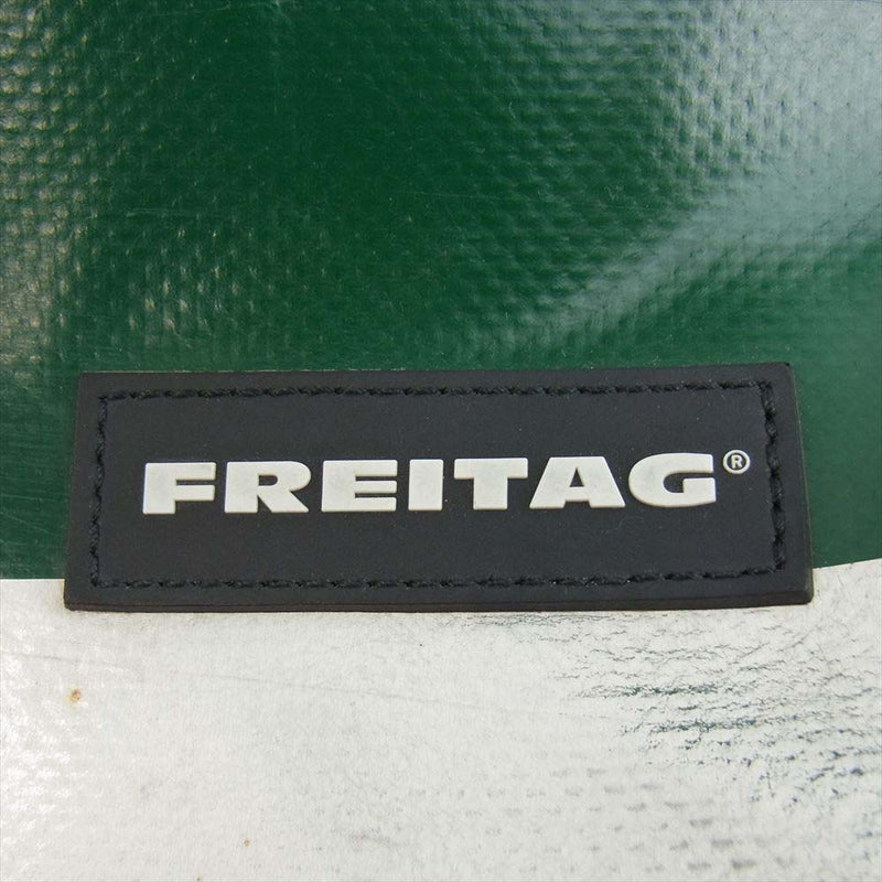 FREITAG フライターグ リーランド 2WAY トートバッグ ショルダーバッグ F202 LELAND TOTE BAG SMALL グリーン ホワイト 緑 白 鞄 カジュアル ブランド オフィス【メンズ】【美品】