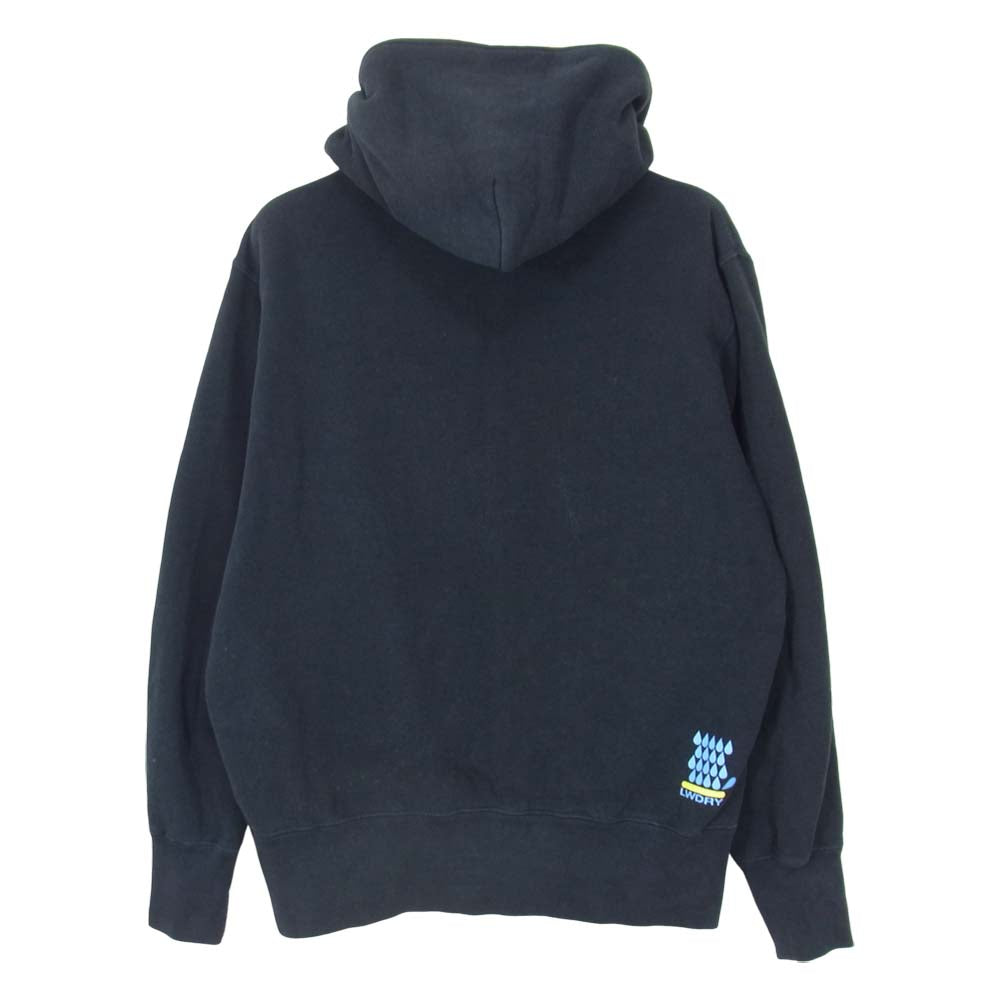 LOOPWHEELER ループウィラー L.WDRY ジップ アップ パーカー ネイビー系 サイズ表記無【中古】
