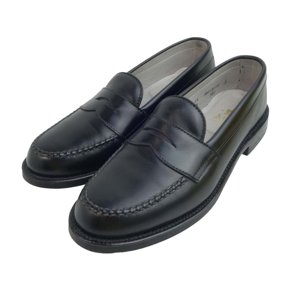 ALDEN オールデン 981 カーフレザー ペニーローファー 6.5D ブラック系 6 1/2【中古】