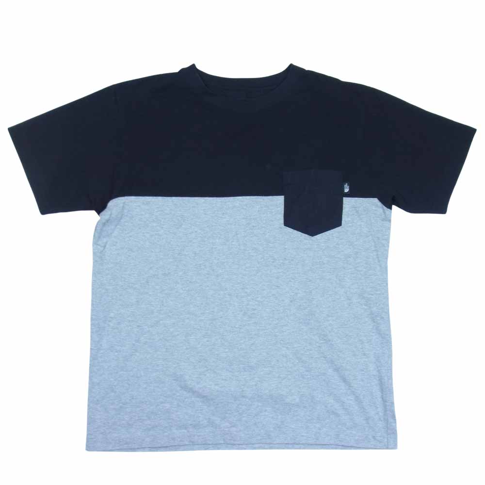 THE NORTH FACE ノースフェイス NT31949 TONE PKT TEE トーン ポケット Tシャツ 黒灰系 L【中古】