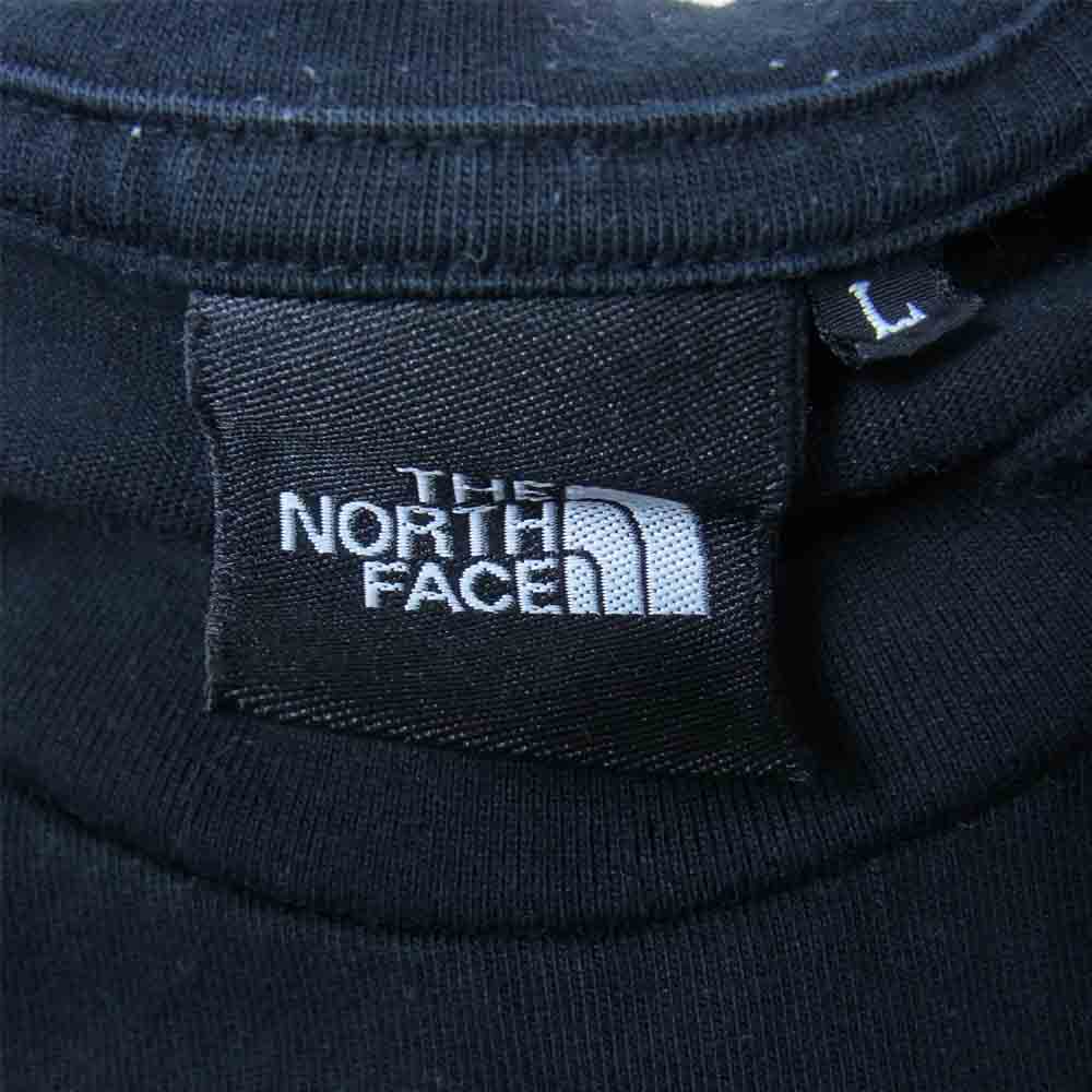 THE NORTH FACE ノースフェイス NT32039 国内正規品 ショートスリーブ ワンポイント ロゴTシャツ ブラック系 L【中古】