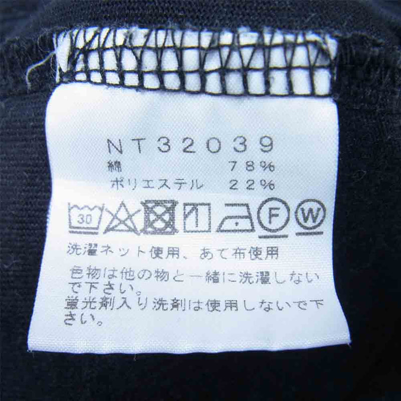 THE NORTH FACE ノースフェイス NT32039 国内正規品 ショートスリーブ ワンポイント ロゴTシャツ ブラック系 L【中古】