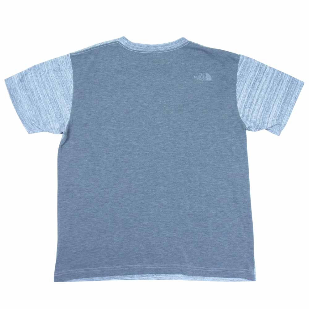 THE NORTH FACE ノースフェイス NT31936 S/S Color Panel Tee カラーパネル 半袖Tシャツ グレー系 L【中古】