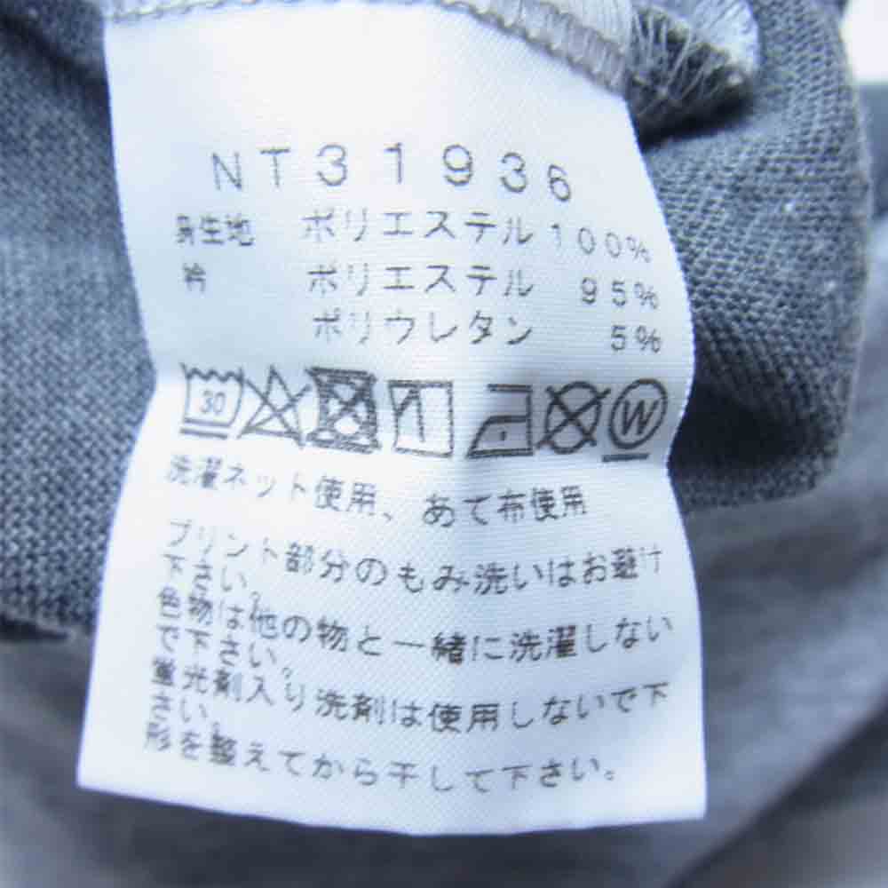 THE NORTH FACE ノースフェイス NT31936 S/S Color Panel Tee カラーパネル 半袖Tシャツ グレー系 L【中古】