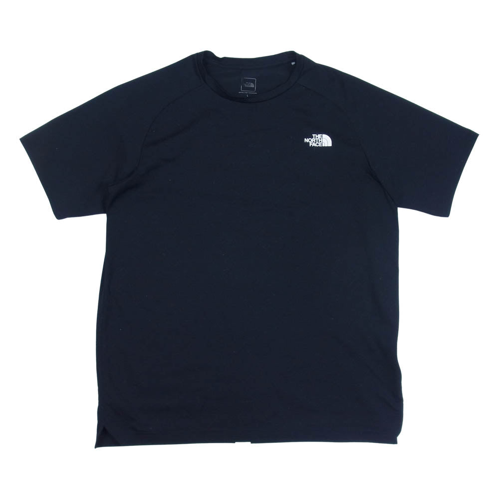 THE NORTH FACE ノースフェイス NT31993 国内正規品 Line Logo Tee ライン ロゴ Tシャツ ブラック系 L【中古】