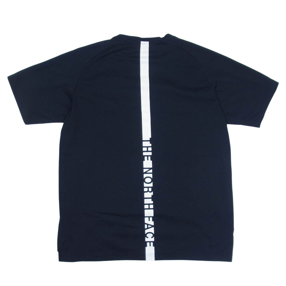 THE NORTH FACE ノースフェイス NT31993 国内正規品 Line Logo Tee ライン ロゴ Tシャツ ブラック系 L【中古】