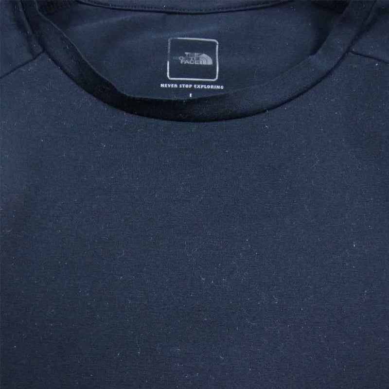 THE NORTH FACE ノースフェイス NT31993 国内正規品 Line Logo Tee ライン ロゴ Tシャツ ブラック系 L【中古】