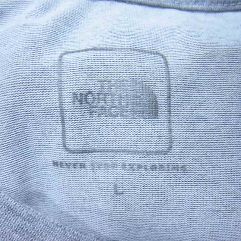 THE NORTH FACE ノースフェイス NT32084 S/S Carabiner Tee カラビナ ショートスリーブ Tシャツ グレー系 L【中古】