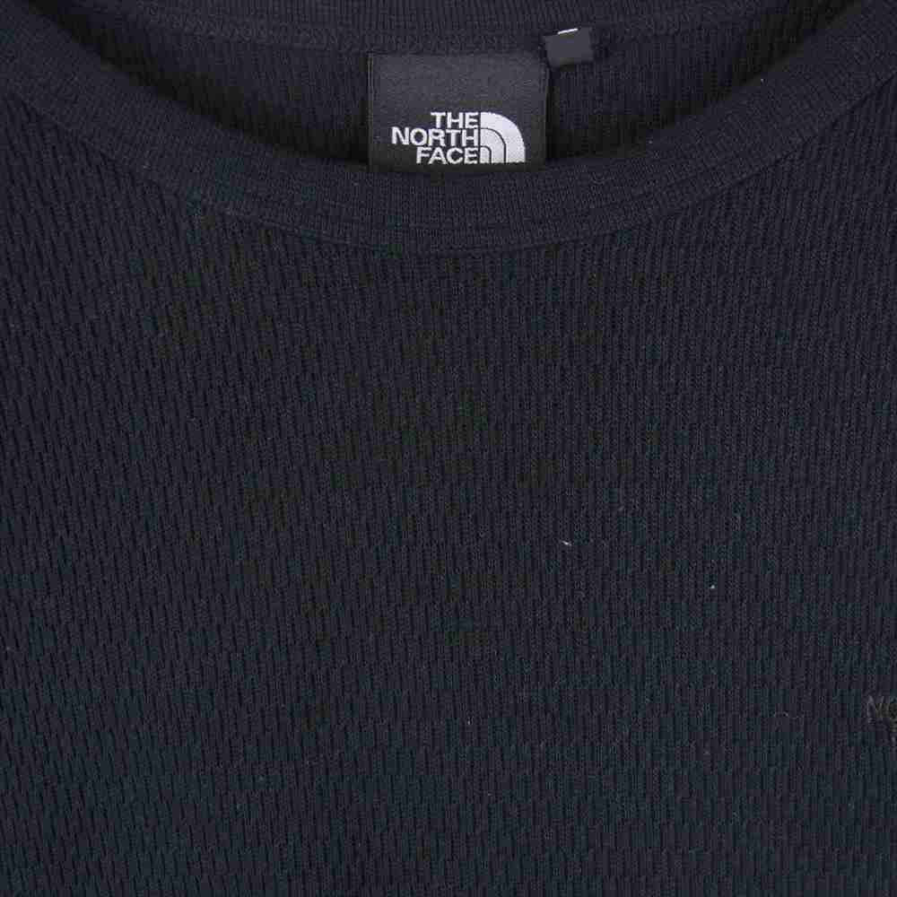 THE NORTH FACE ノースフェイス NT11942 Honeycomb S/S Crew ハニカム ショートスリーブ クルー 半袖 Tシャツ ブラック系 L【中古】
