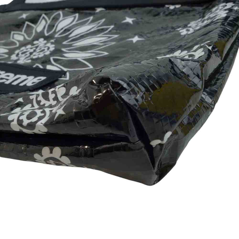 Supreme シュプリーム 21SS Bandana Tarp Side Bag バンダナ トラップ サイド バッグ ブラック系【美品】【中古】