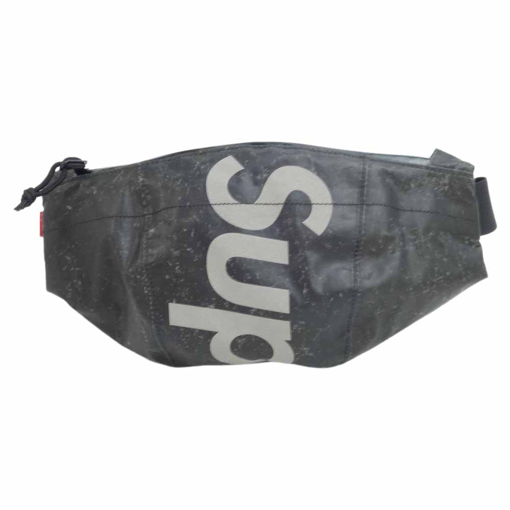 Supreme シュプリーム 20AW Waterproof Reflective Speckled Waist Bag リフレクティブ ウエストバッグ ブラック系【中古】