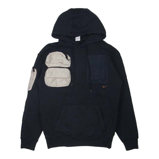 NIKE ナイキ TRAVIS SCOTT CU0458-010 UTILITY HOODIE トラヴィススコット ユーティリティ フーディ パーカー ブラック系 S【中古】