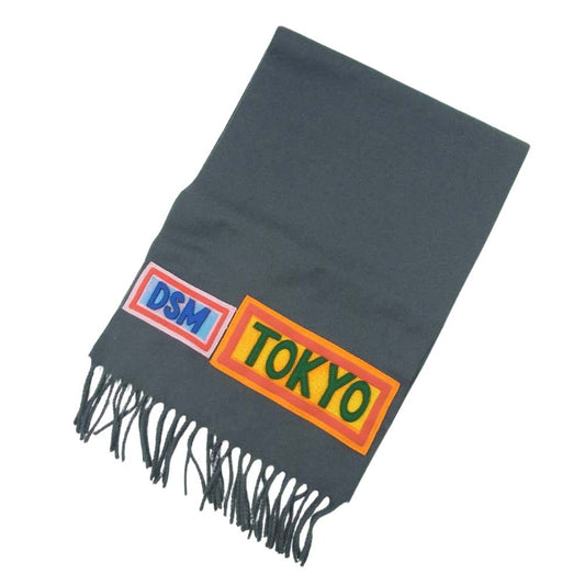FENDI フェンディ 国内正規品 DSM FXS124 ドーバーストリートマーケット カプセルコレクション マフラー グレー系【極上美品】【中古】