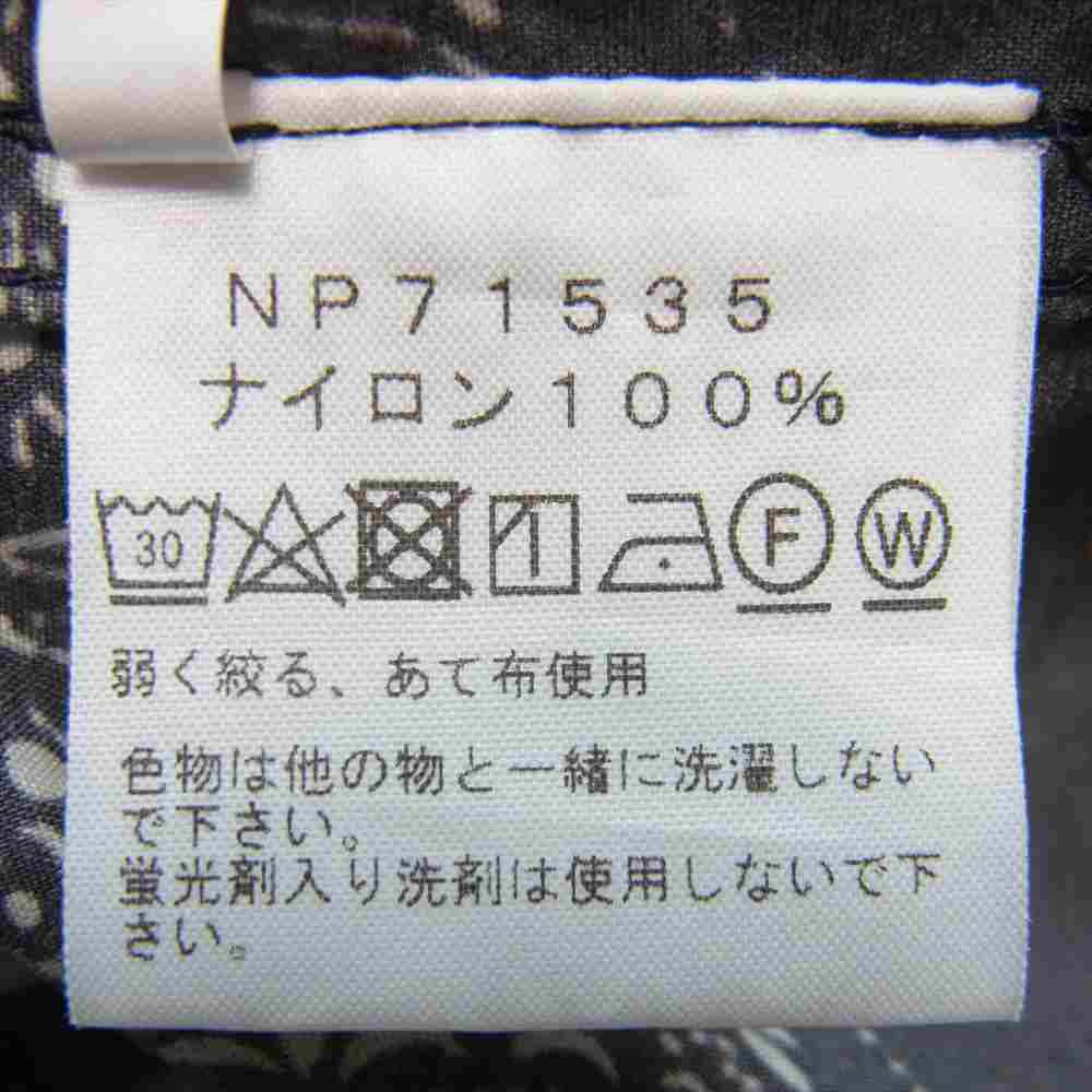 THE NORTH FACE ノースフェイス NP71535 国内正規品 Novelty Compact JKT ノベルティ コンパクト ジャケット バンダナ ダークグレー系 M【中古】