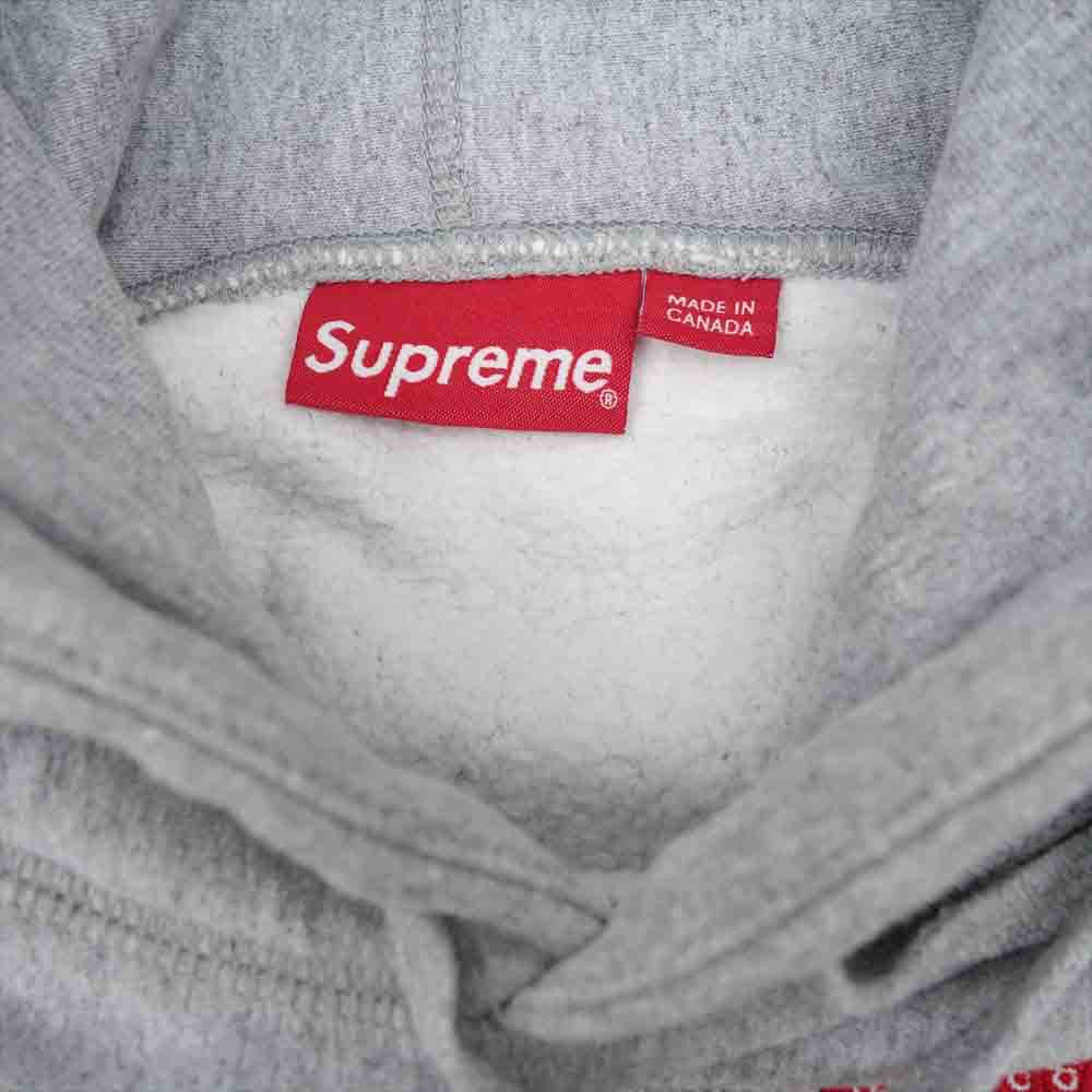 Supreme シュプリーム 20AW S Logo Hooded Sweatshirt ロゴ パーカー グレー系 S【美品】【中古】
