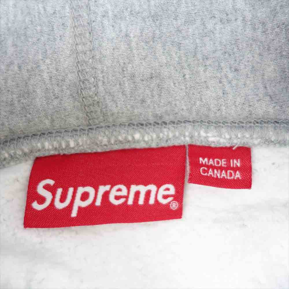 Supreme シュプリーム 20AW S Logo Hooded Sweatshirt ロゴ パーカー グレー系 S【美品】【中古】