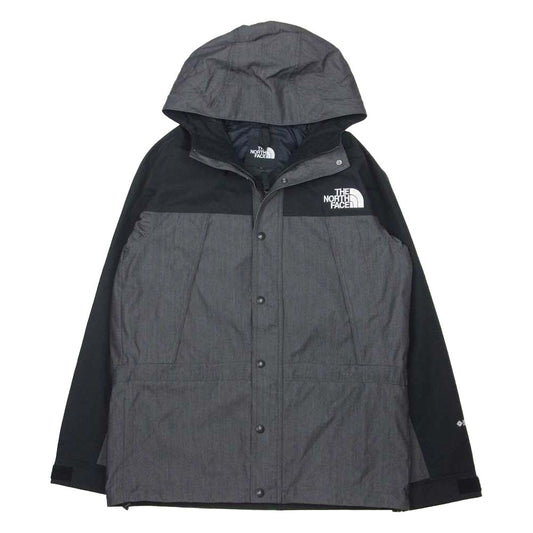 THE NORTH FACE ノースフェイス NP12032 国内正規品 Mountain Light Denim Jacket マウンテンライト デニム ジャケット ブラック系 グレー系 M【中古】