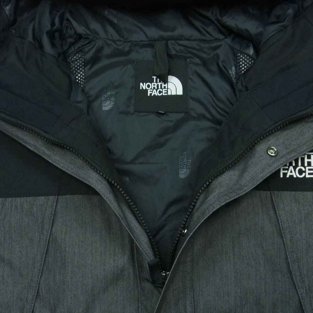 THE NORTH FACE ノースフェイス NP12032 国内正規品 Mountain Light Denim Jacket マウンテンライト デニム ジャケット ブラック系 グレー系 M【中古】
