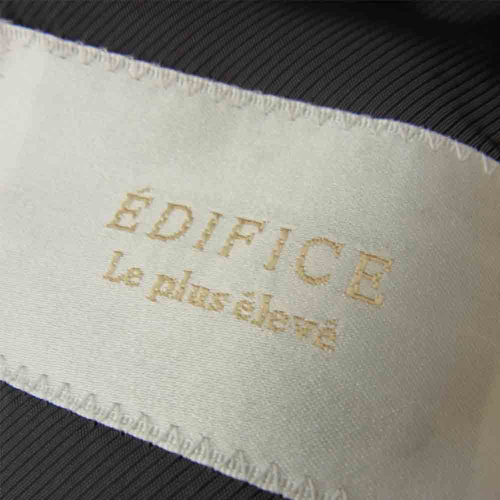 EDIFICE エディフィス カシミア混 ウール チェスター コート グレー ダークグレー系 46【中古】