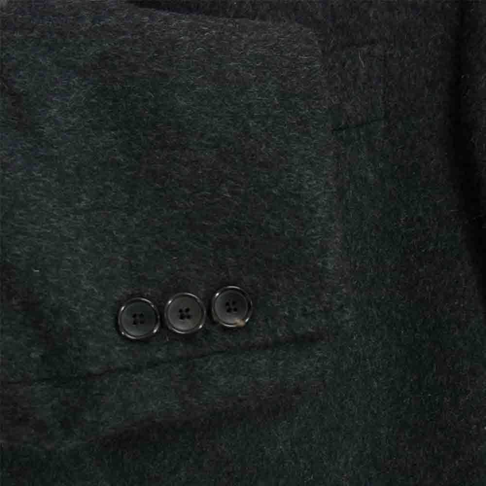 EDIFICE エディフィス カシミア混 ウール チェスター コート グレー ダークグレー系 46【中古】