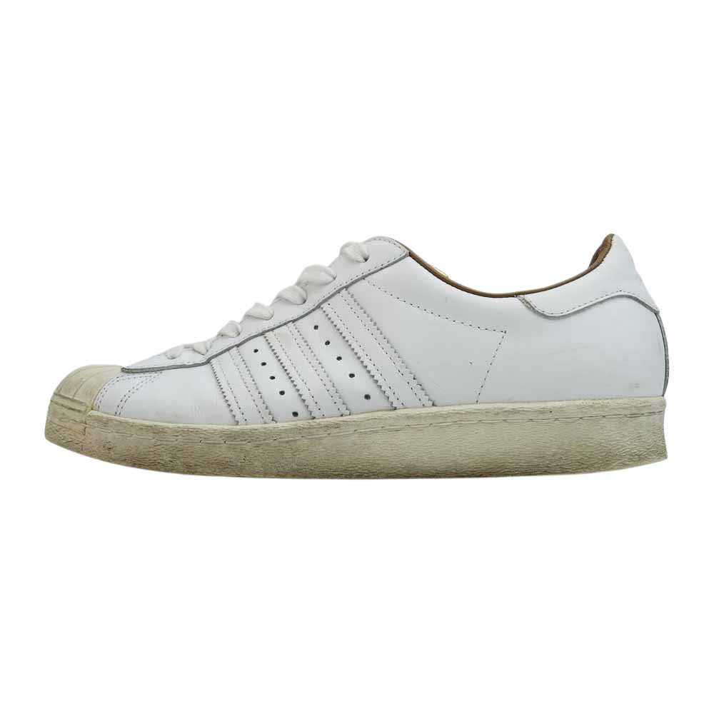 adidas アディダス CG3603 EDIFICE エディフィス 別注 SUPERSTAR 80s スーパースター スニーカー ホワイト系 US8.5【中古】