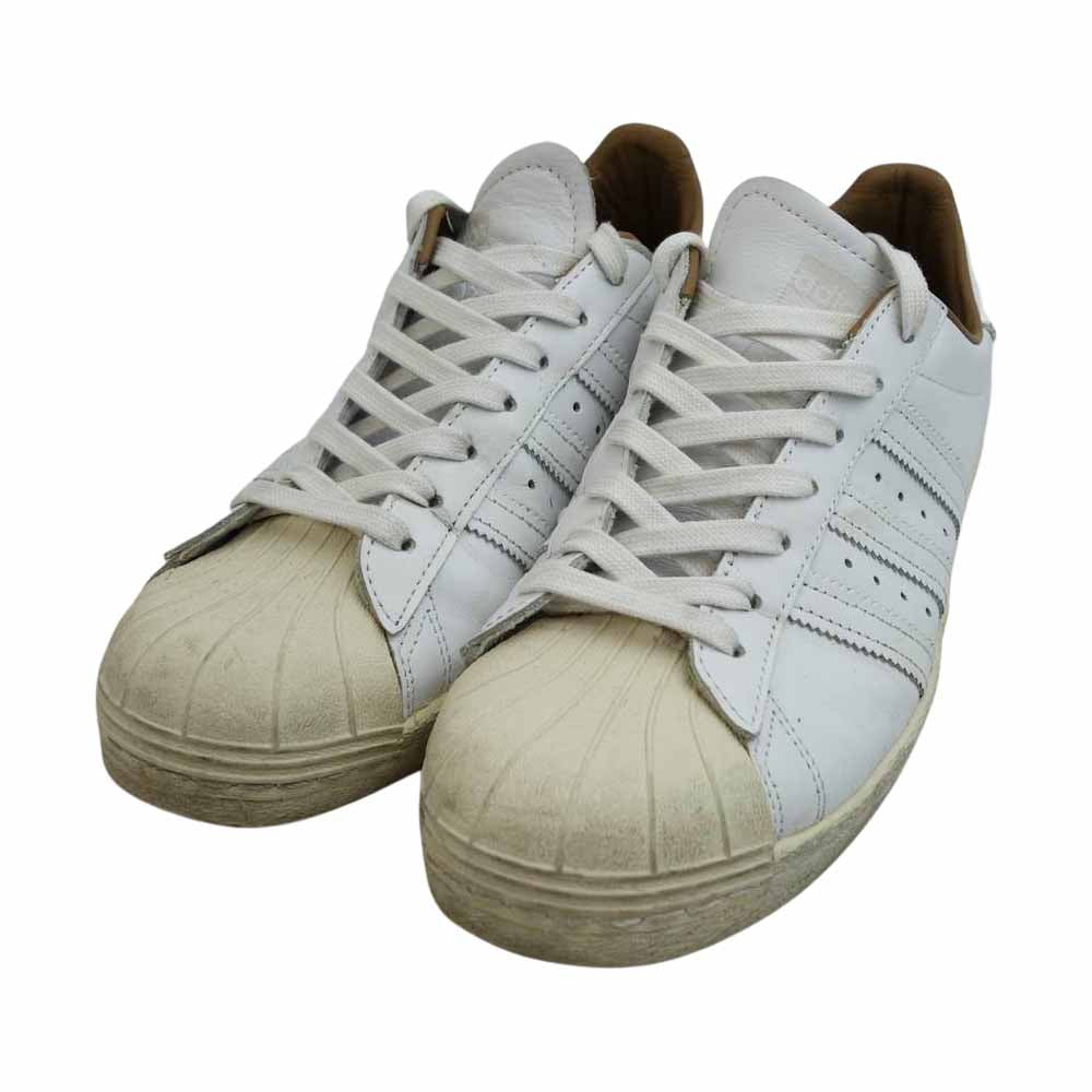 adidas アディダス CG3603 EDIFICE エディフィス 別注 SUPERSTAR 80s スーパースター スニーカー ホワイト系 US8.5【中古】